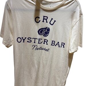 JAMES PERSE x CRU Oyster Bar Nantucket Tee | Coastal Cool | M